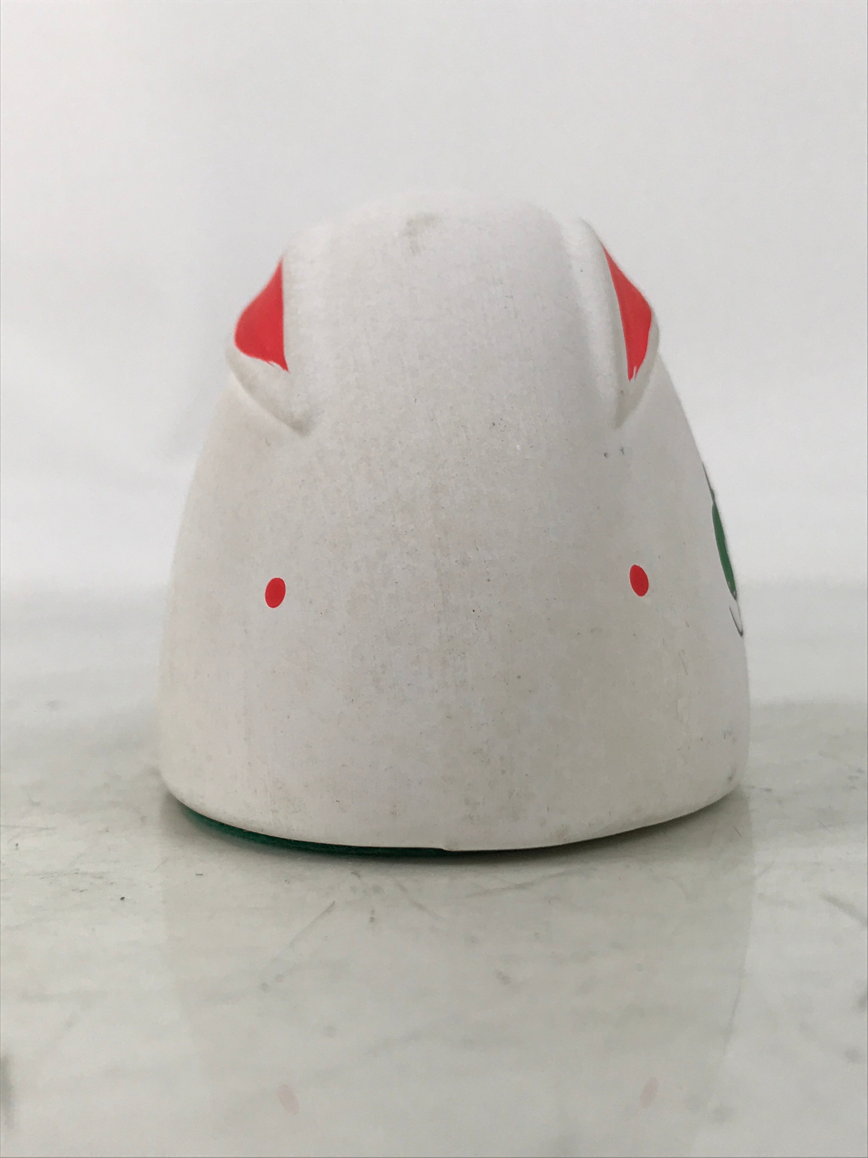 Japanese Clay Rabbit Figurine Vtg Zodiac Usagi Okimono Statue Decor White ST79