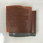 Japanese Clay Roof Tile Small Plate Mamezara Vtg Glazed Kinki Brand Gray PY847