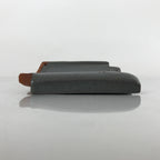 Japanese Clay Roof Tile Small Plate Mamezara Vtg Glazed Kinki Brand Gray PY849