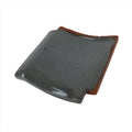 Japanese Clay Roof Tile Small Plate Mamezara Vtg Glazed Kinki Brand Gray PY850