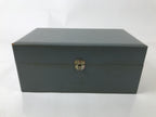 Japanese Cloisonne Ware Enamel Vase Vtg Green Shippoyaki Ikebana W/ Box PX771