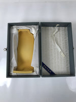 Japanese Cloisonne Ware Enamel Vase Vtg Green Shippoyaki Ikebana W/ Box PX771