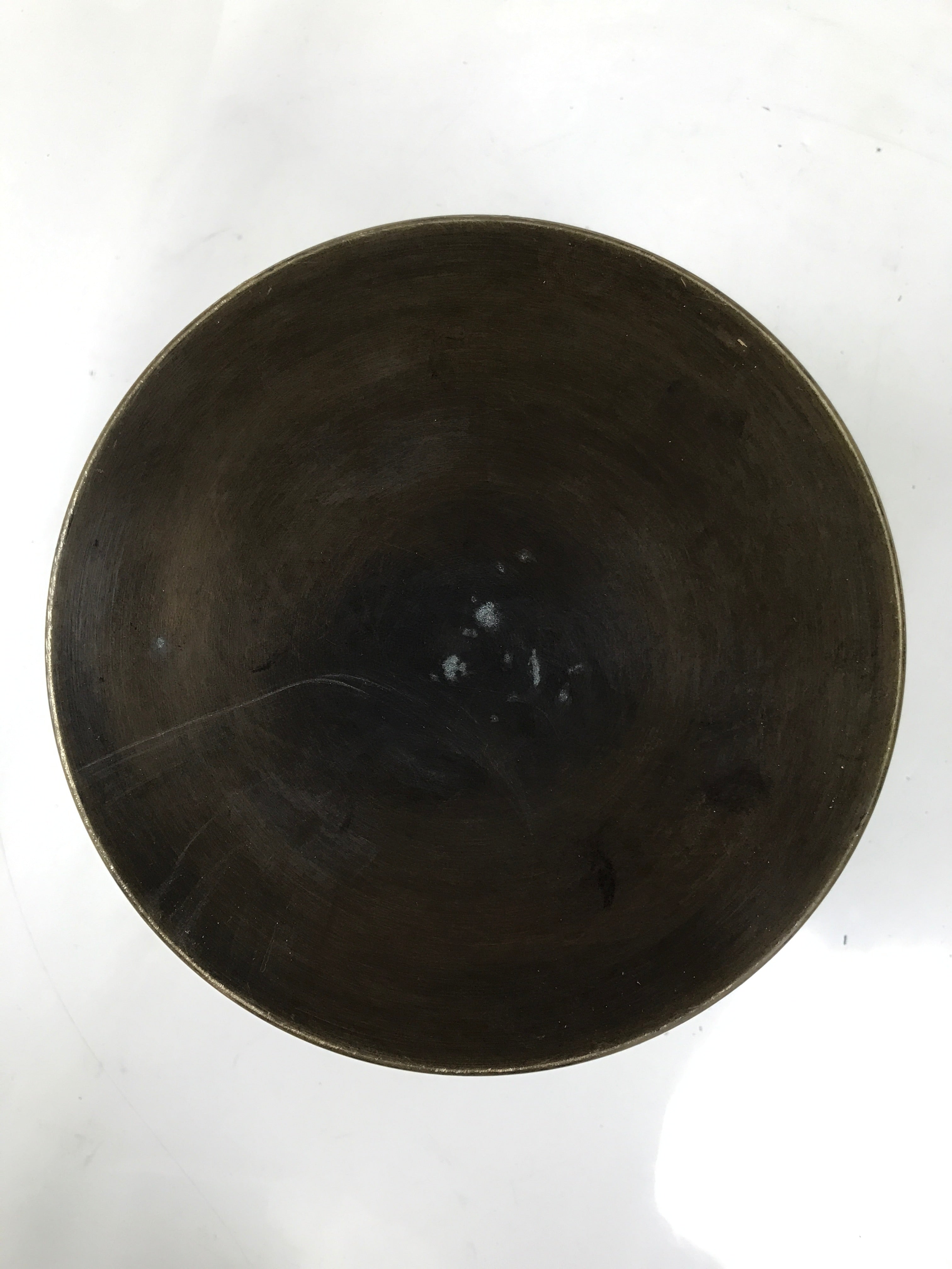 Japanese Copper Brazier Fire Pit 2pc Set Vtg Hibachi Wood Box Brown PX795