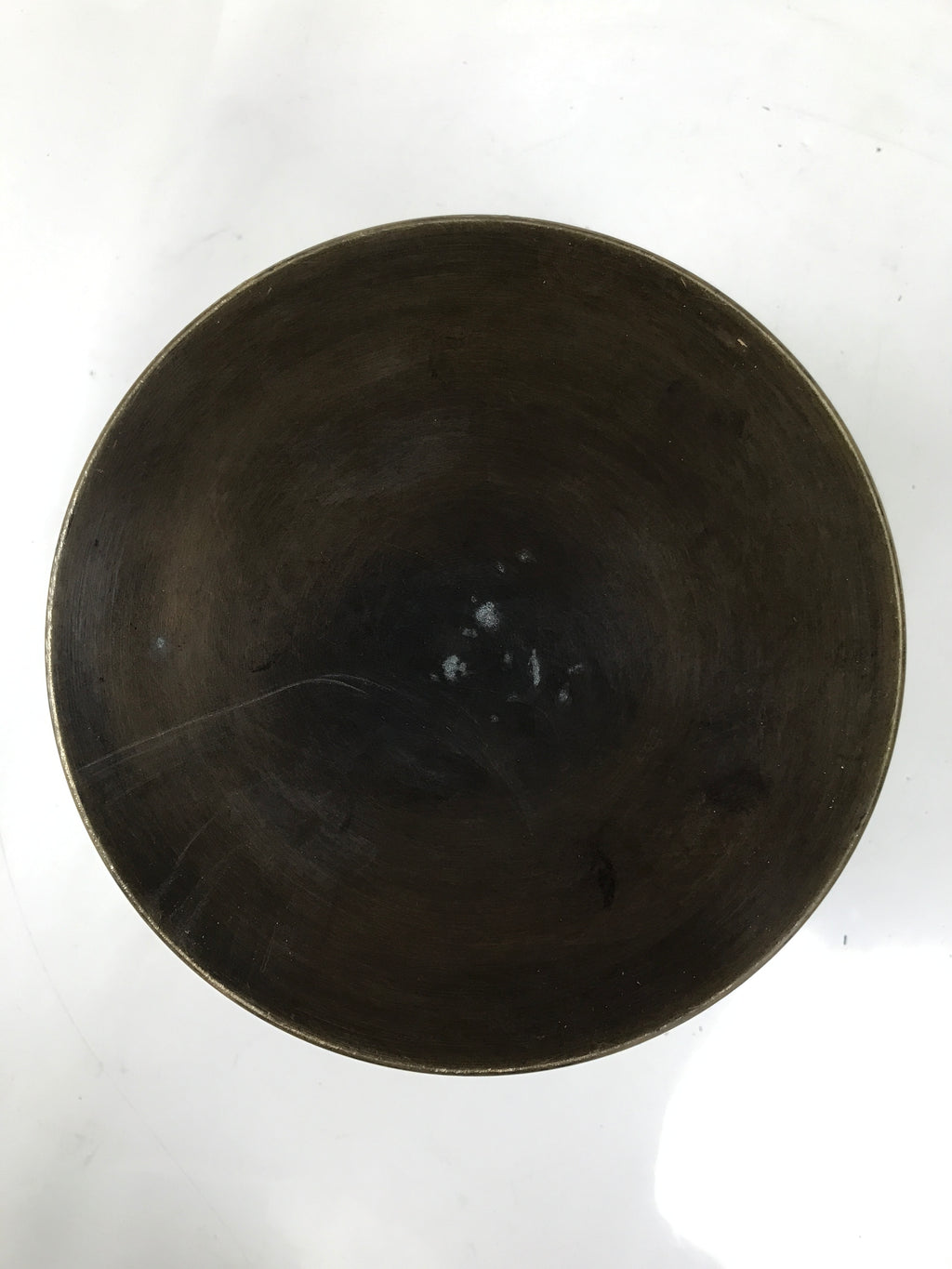 Japanese Copper Brazier Fire Pit 2pc Set Vtg Hibachi Wood Box Brown PX795