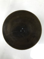 Japanese Copper Brazier Fire Pit 2pc Set Vtg Hibachi Wood Box Brown PX795