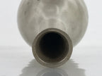 Japanese Copper Flower Vase Vtg Kabin Ikebana Arrangement Silver Unsigned FK110