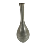 Japanese Copper Flower Vase Vtg Kabin Ikebana Arrangement Silver Unsigned FK110