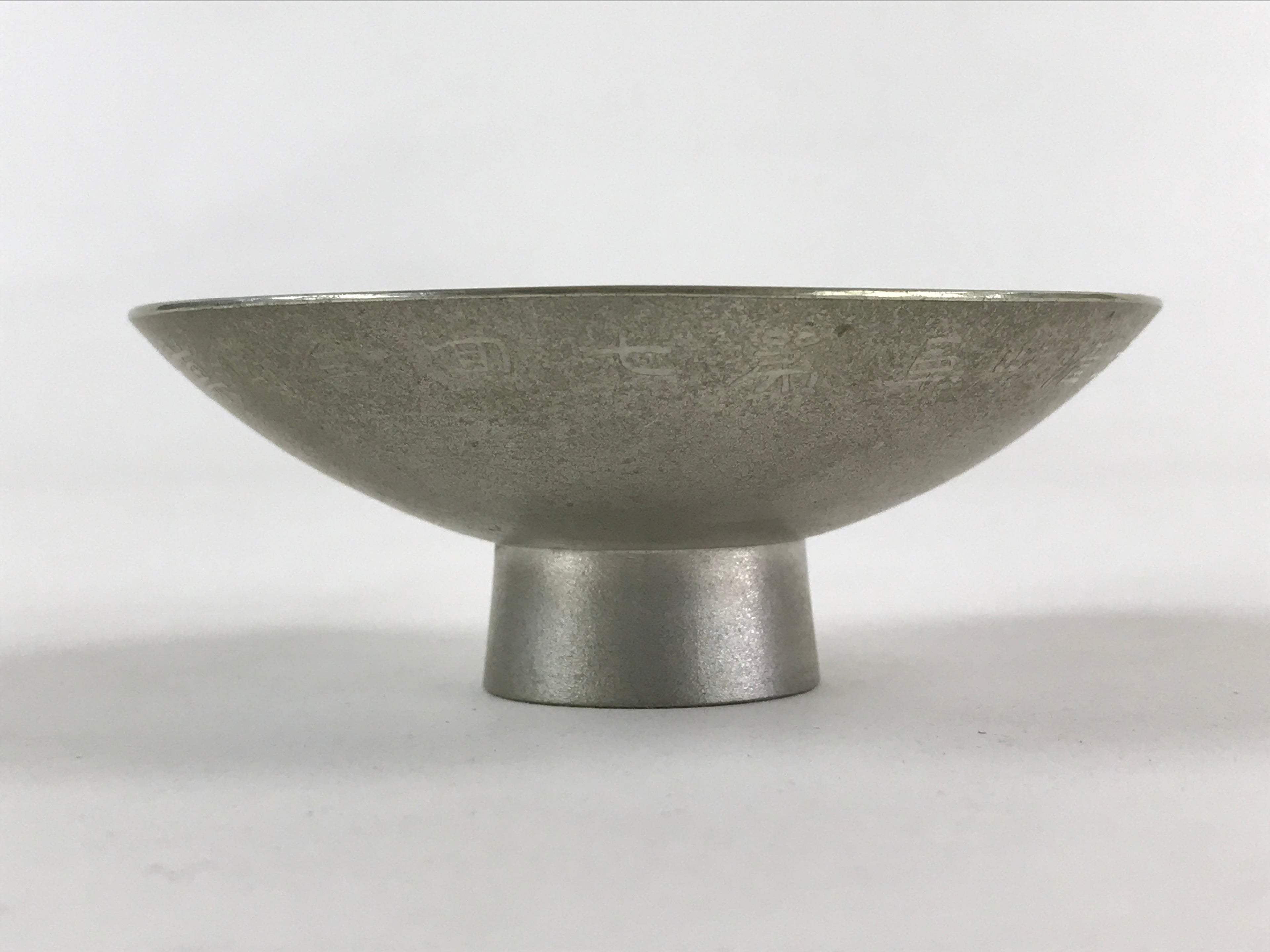 Japanese Copper Silver Plated Sake Cup Sakazuki Vtg Guinomi Ochoko G95