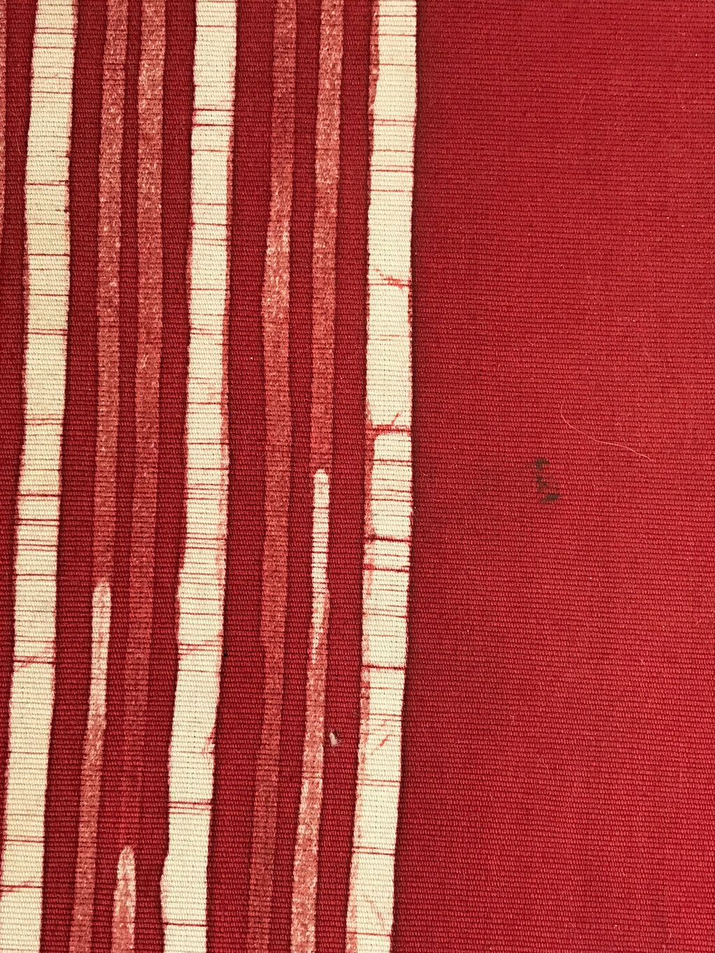 Japanese Cotton Fabric Sheet Music Book Folder Vtg Fuhonbasami Red Stripe KB80