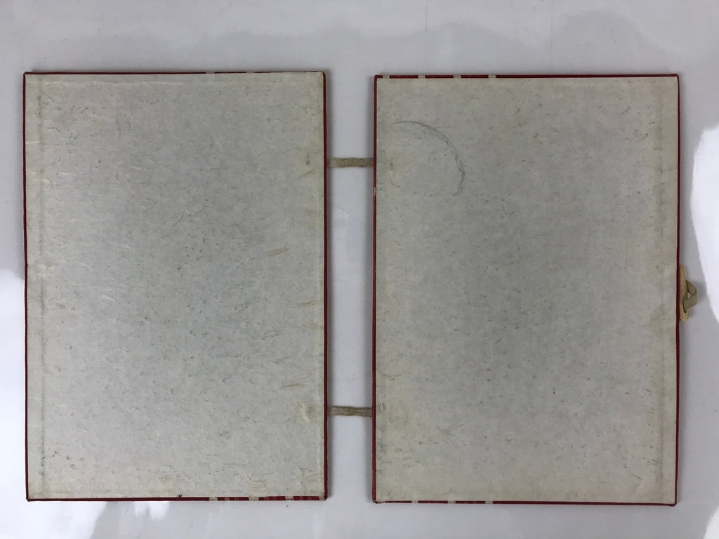 Japanese Cotton Fabric Sheet Music Book Folder Vtg Fuhonbasami Red Stripe KB80