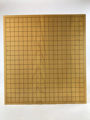 Japanese Covered Wooden Go Board Vtg Igo Game Table Goban Leg 19X19 Grid GB89