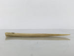 Japanese Cow Bone Spatula Vtg Sewing Marking Creasing Tool Beige Hera JK940