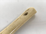 Japanese Cow Bone Spatula Vtg Sewing Marking Creasing Tool Beige Hera JK940