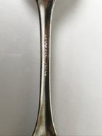 Japanese Cutlery Set Vtg Metal Spoons Forks Strainer Bowl Wood Box Floral JK926