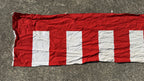 Japanese Decorative Curtain Kohakumaku Vtg Noren Red White Stripes Fabric MK43