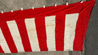 Japanese Decorative Divider Curtain Kohakumaku Vtg Noren Red White Fabric MK41
