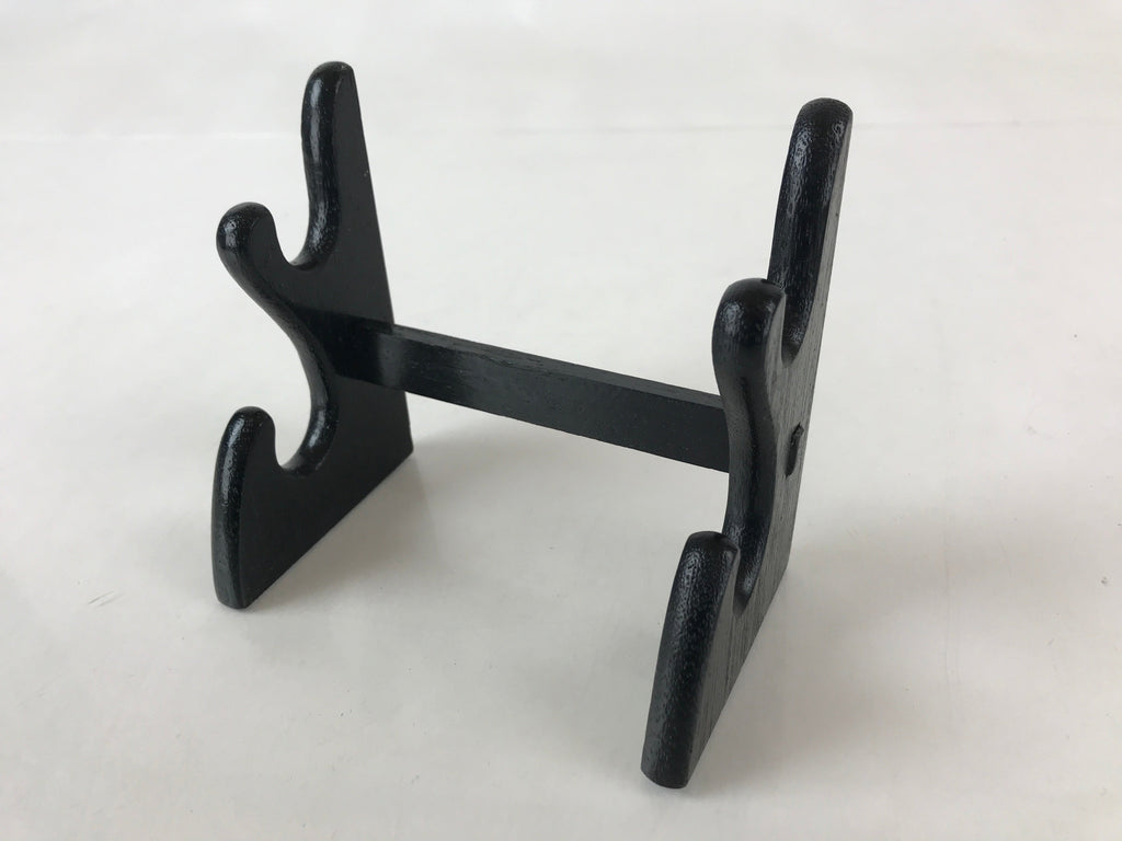 Japanese Decorative Imitation Sword Wooden Display Stand Set Vtg Katana Tanto JK