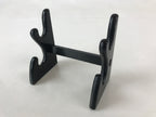 Japanese Decorative Imitation Sword Wooden Display Stand Set Vtg Katana Tanto JK