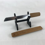 Japanese Decorative Imitation Sword Wooden Display Stand Set Vtg Katana Tanto JK