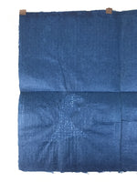 Japanese Decorative Noren Divider Curtain Vtg Washi Paper Blue Gold White JK868