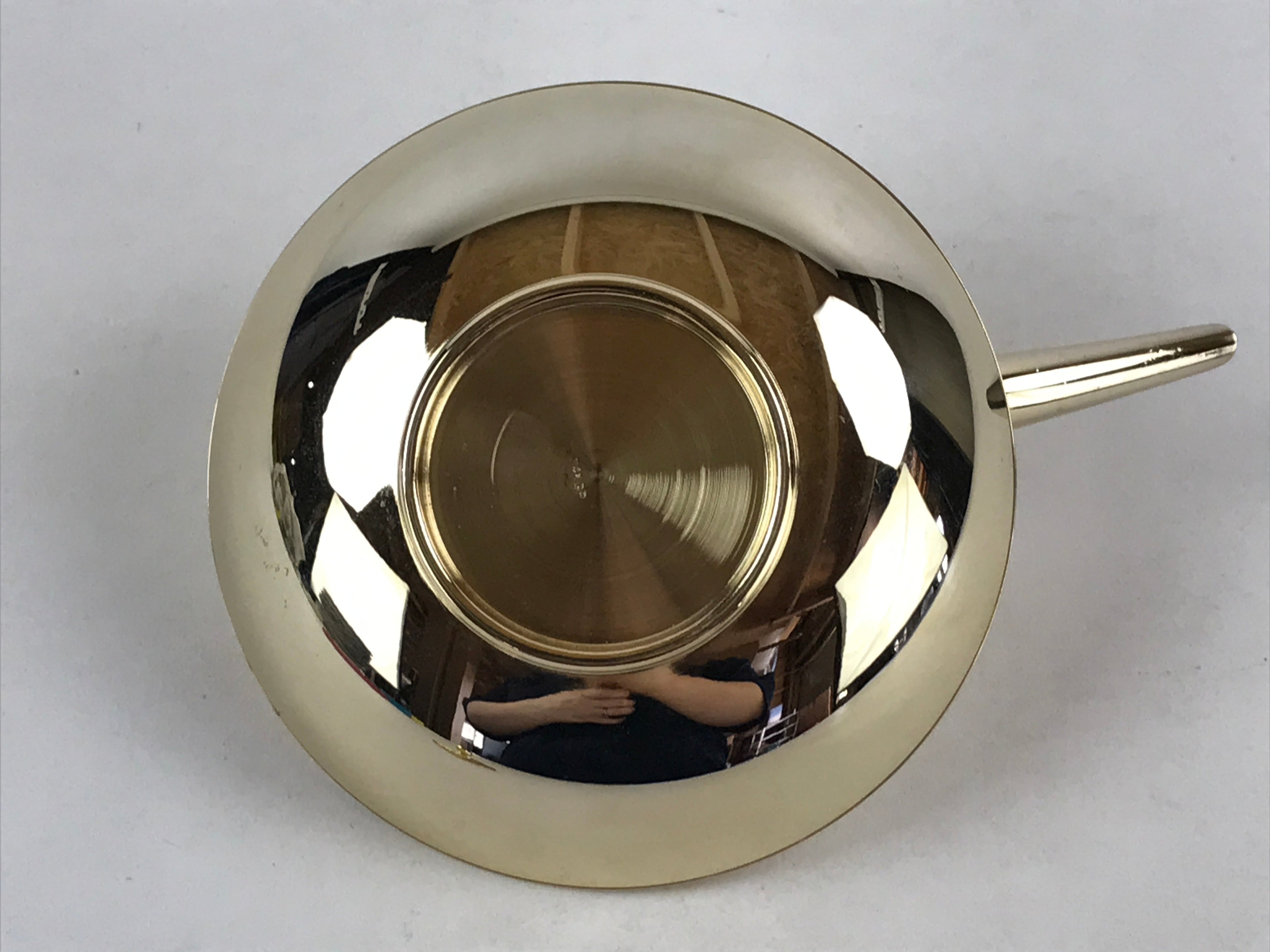Japanese Decorative Teapot Replica Vtg 24K Gold Plate PY459