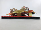 Japanese Decorative Wooden Paddle Hagoita Vtg Geisha Kimono New Years Game JK623
