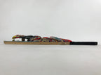 Japanese Decorative Wooden Paddle Hagoita Vtg Geisha Kimono New Years Game JK632