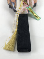 Japanese Decorative Wooden Paddle Hagoita Vtg Geisha Kimono New Years Game JK711