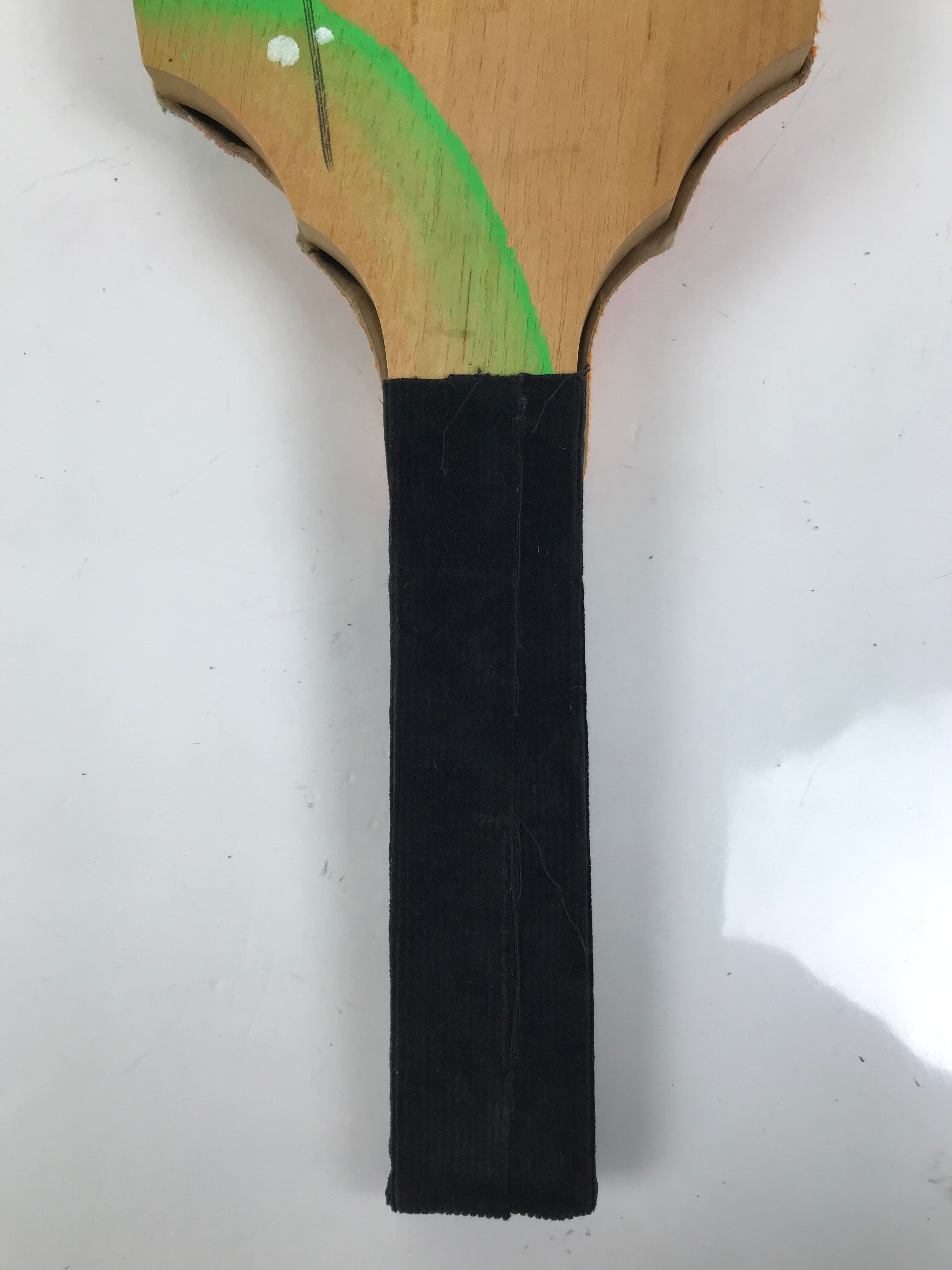 Japanese Decorative Wooden Paddle Hagoita Vtg Geisha Kimono New Years Game JK867