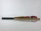 Japanese Decorative Wooden Paddle Hagoita Vtg Kimono Geisha New Years Play JK526