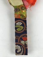 Japanese Decorative Wooden Paddle Hagoita Vtg Kimono Geisha New Years Play JK555