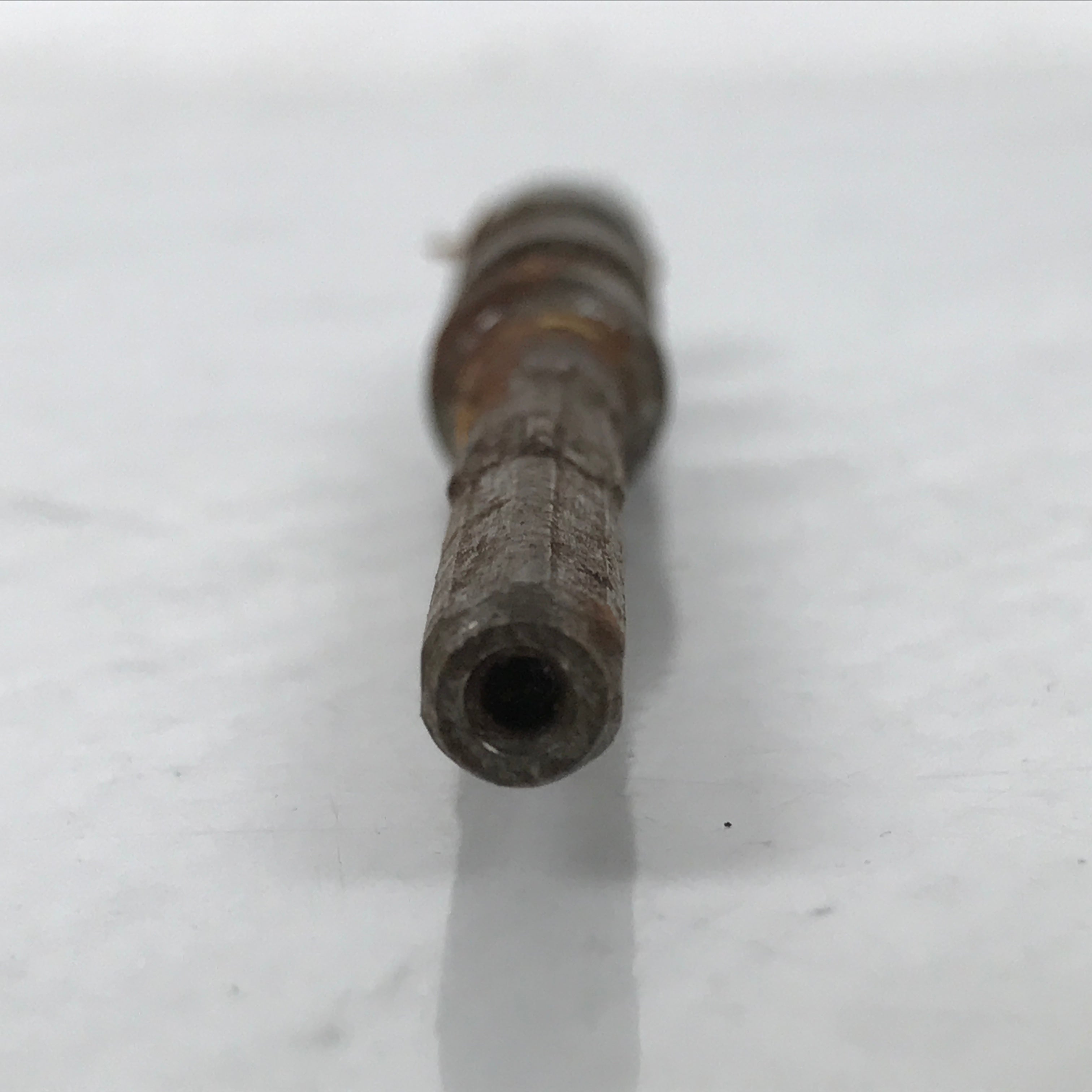 Japanese Drill Bit Woodworking Tool Vtg Carpentry Hole Screw Silver Brown T316