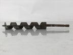 Japanese Drill Bit Woodworking Tool Vtg Carpentry Hole Screw Silver Brown T317