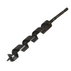 Japanese Drill Bit Woodworking Tool Vtg Carpentry Hole Screw Silver Brown T317