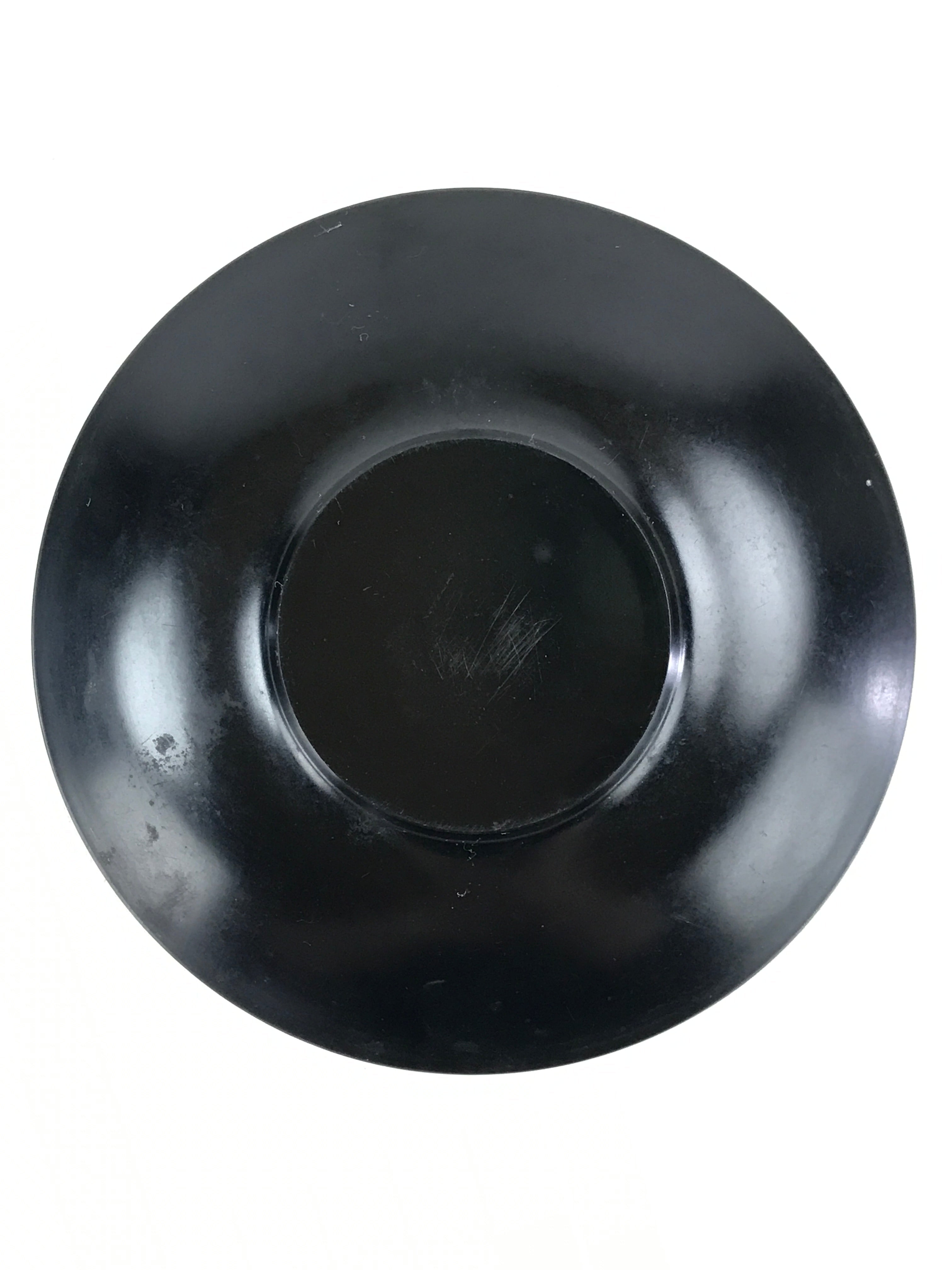 Japanese Drink Saucer 5pc Plastic Chataku Coaster Black Yasukuni Shrine UR952