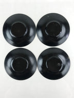 Japanese Drink Saucer 5pc Plastic Chataku Coaster Black Yasukuni Shrine UR952