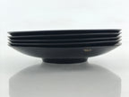 Japanese Drink Saucer 5pc Plastic Chataku Coaster Black Yasukuni Shrine UR952