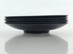 Japanese Drink Saucer 5pc Plastic Chataku Coaster Black Yasukuni Shrine UR952