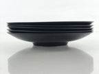 Japanese Drink Saucer 5pc Plastic Chataku Coaster Black Yasukuni Shrine UR952