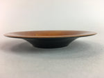 Japanese Drink Saucer Vtg Chataku Coaster Brown Replica Resin Lacquerware QT48