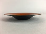 Japanese Drink Saucer Vtg Chataku Coaster Brown Replica Resin Lacquerware UR158