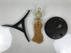 Japanese Electric Gifu Lantern 3 Legs Stand Vtg Obon Autumn Flowers Decor LT109