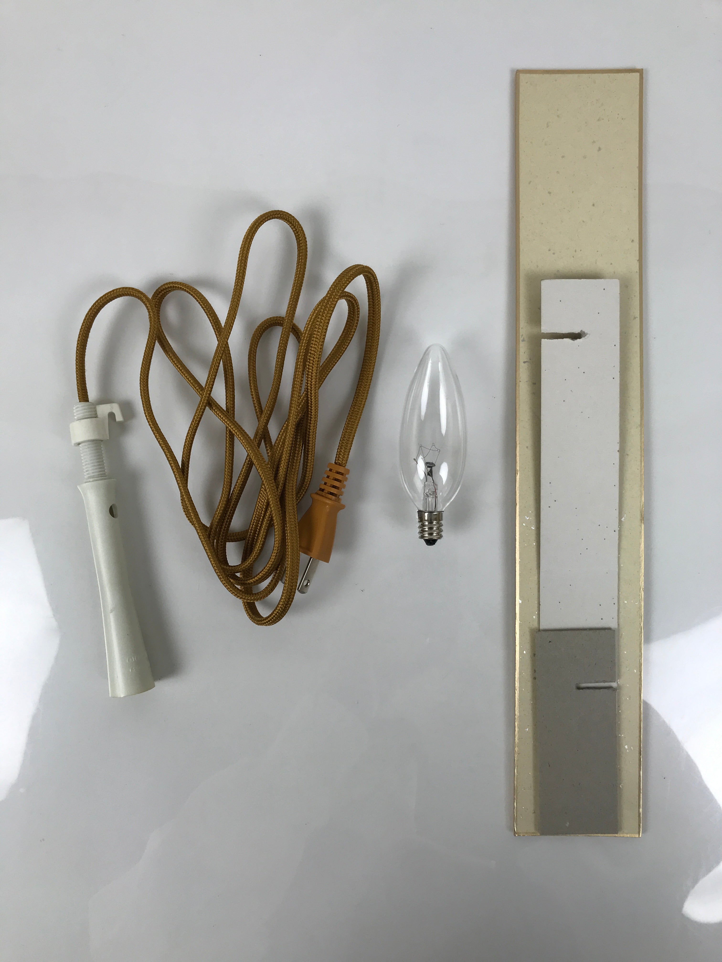 Japanese Electric Gifu Lantern 3 Legs Stand Vtg Obon Autumn Flowers Decor LT109