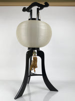 Japanese Electric Gifu Lantern 3 Legs Stand Vtg Obon Autumn Flowers Decor LT109
