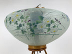 Japanese Electric Gifu Lantern 3 Legs Stand Vtg Obon Flowers Chrysanthemum LT97