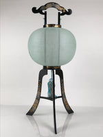 Japanese Electric Gifu Lantern 3 Legs Stand Vtg Obon Flowers Green Decor LT111