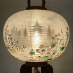 Japanese Electric Gifu Lantern 3 Legs Stand Vtg Obon Flowers Pagoda Decor LT100