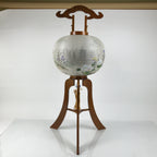 Japanese Electric Gifu Lantern 3 Legs Stand Vtg Obon Flowers Pagoda Decor LT112
