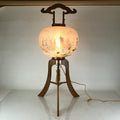 Japanese Electric Gifu Lantern 3 Legs Stand Vtg Obon Flowers Pagoda Decor LT112