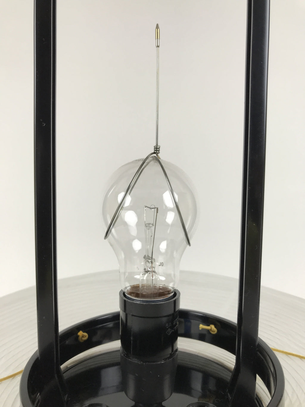 Japanese Electric Gifu Lantern 3 Legs Stand Vtg Obon Hibiscus Flowers Decor LT99